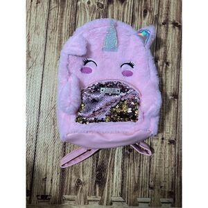Love At First Sight Girls Mini Backpack Sequins Unicorn